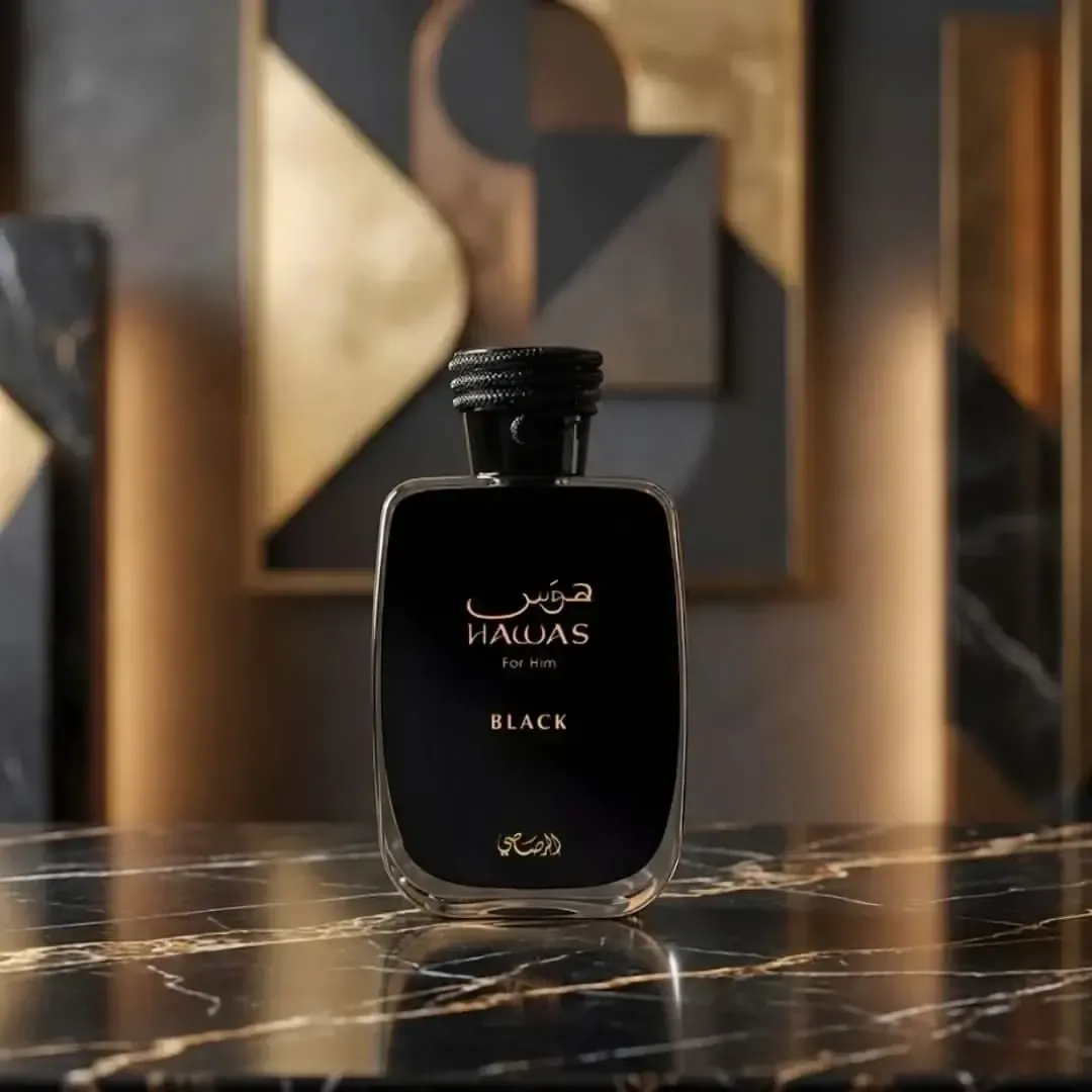 Rasasi Hawas Black For Him men's perfume | nufaar